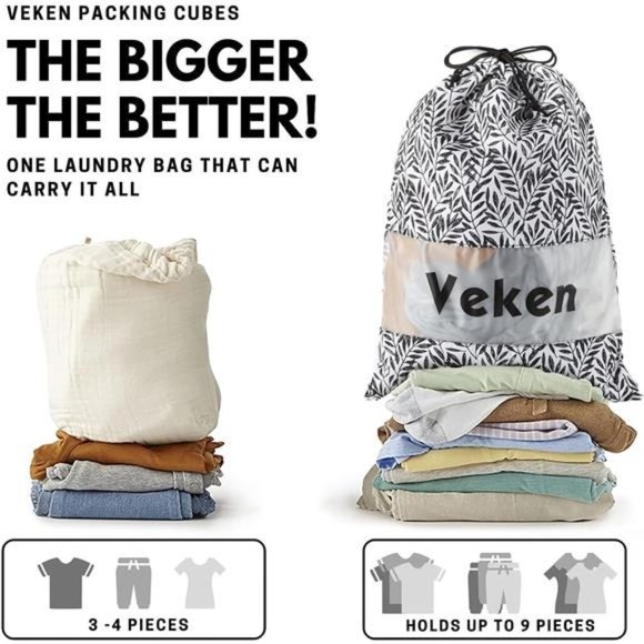 8Pcs Packing Cubes for Suitcases Organizer Bags Set for Travel Essentials Bags - Picture 3 of 7